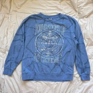 Foundations of astronomy celestial crewneck sweatshirt sz XL moon witchy fairy